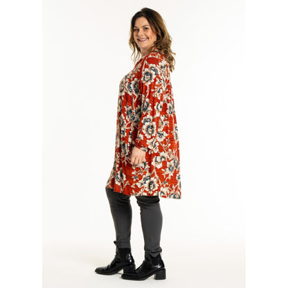 Gozzip Woman GEmily Tunic Tunic Pumpkin Flower