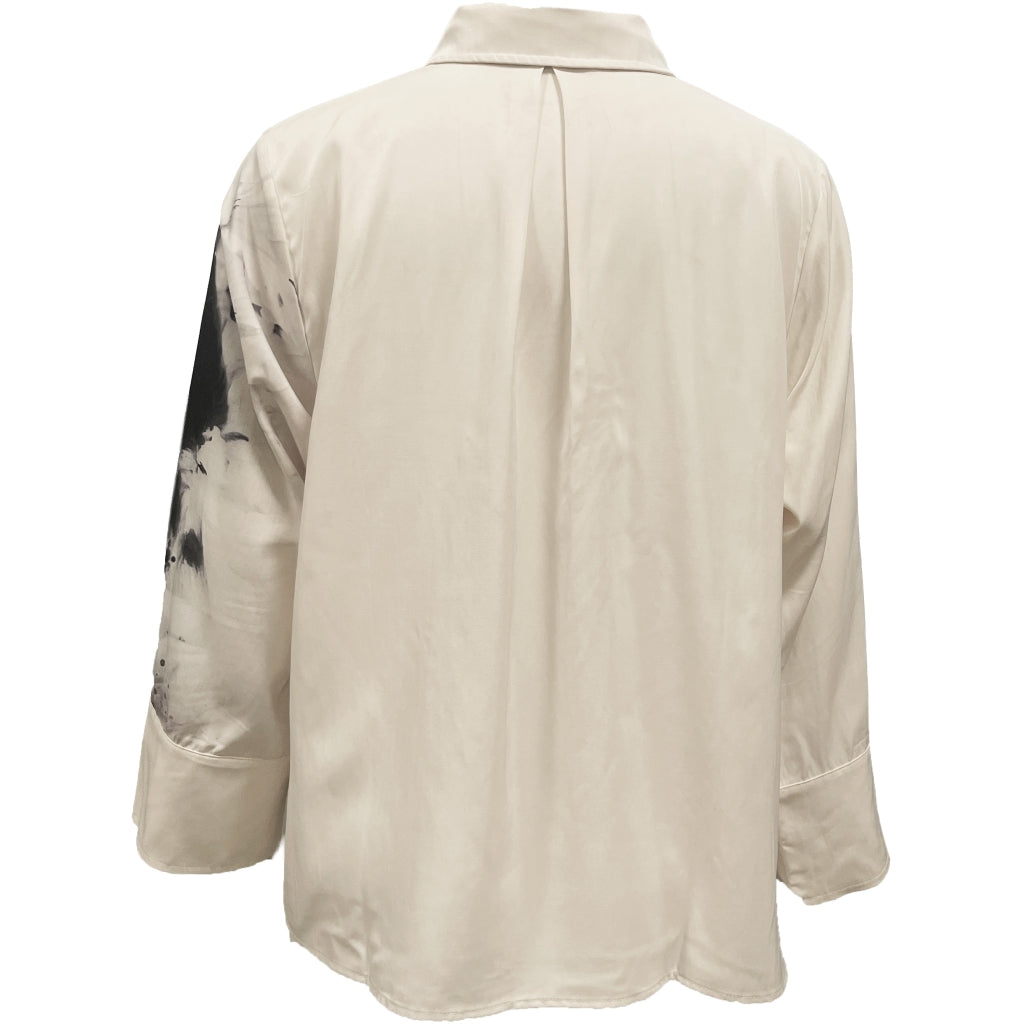 Gozzip Woman GEnya Shirt with print Shirt Offwhite with print