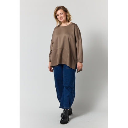 Gozzip Woman GErika Oversize Blouse Oversize Blouse Brown