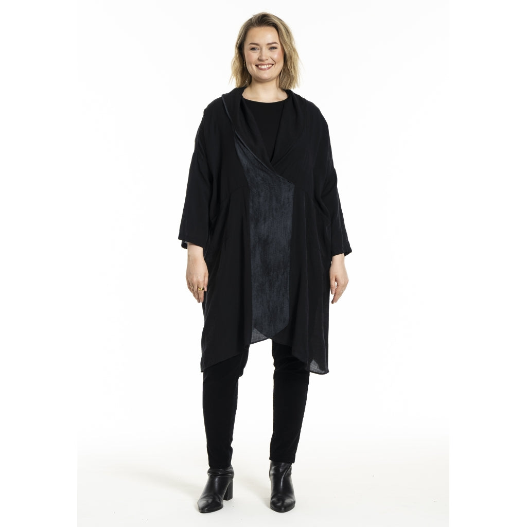 Gozzip Woman GEster Dress Dress Black