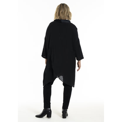 Gozzip Woman GEster Dress Dress Black