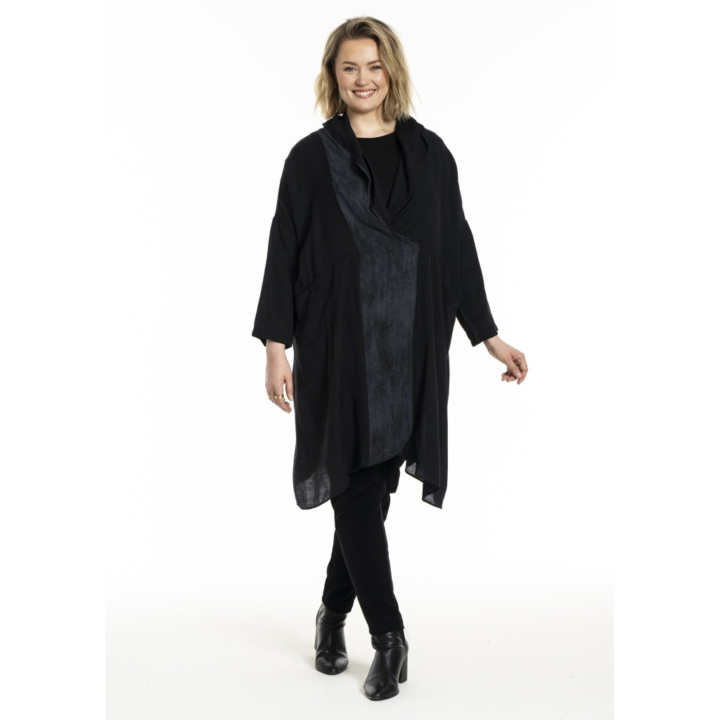 Gozzip Woman GEster Dress Dress Black