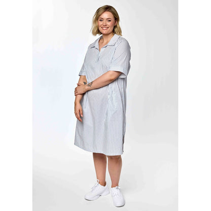 Gozzip Woman GFilippa Tunic Tunic White blue stripe