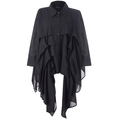 Gozzip Woman GFiora oversized shirt Shirt Black