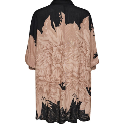 Gozzip Woman GGerda Oversize shirt Tunic Oversize shirt tunic Black with sand board