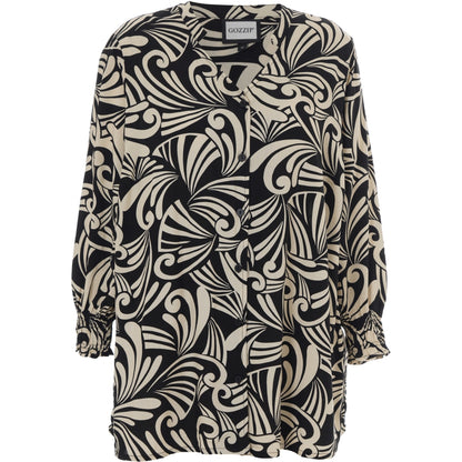 Gozzip Woman GGhita Blouse Blouse Black/Offwhite