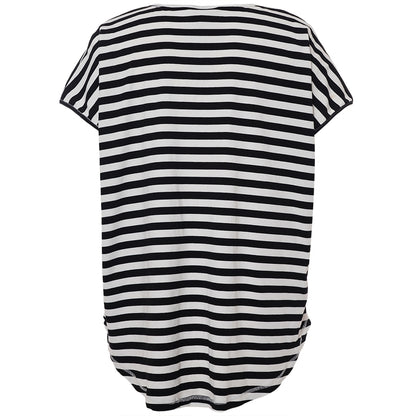 Gozzip Woman GGitte T-shirt striped T-Shirt Black Stripe