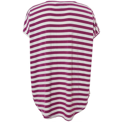Gozzip Woman GGitte T-shirt striped T-Shirt Lilac Stripe