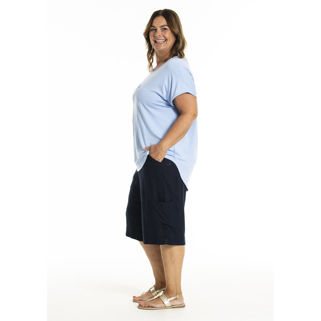 Gozzip Woman GGitte T-shirt with print T-Shirt Angel Blue