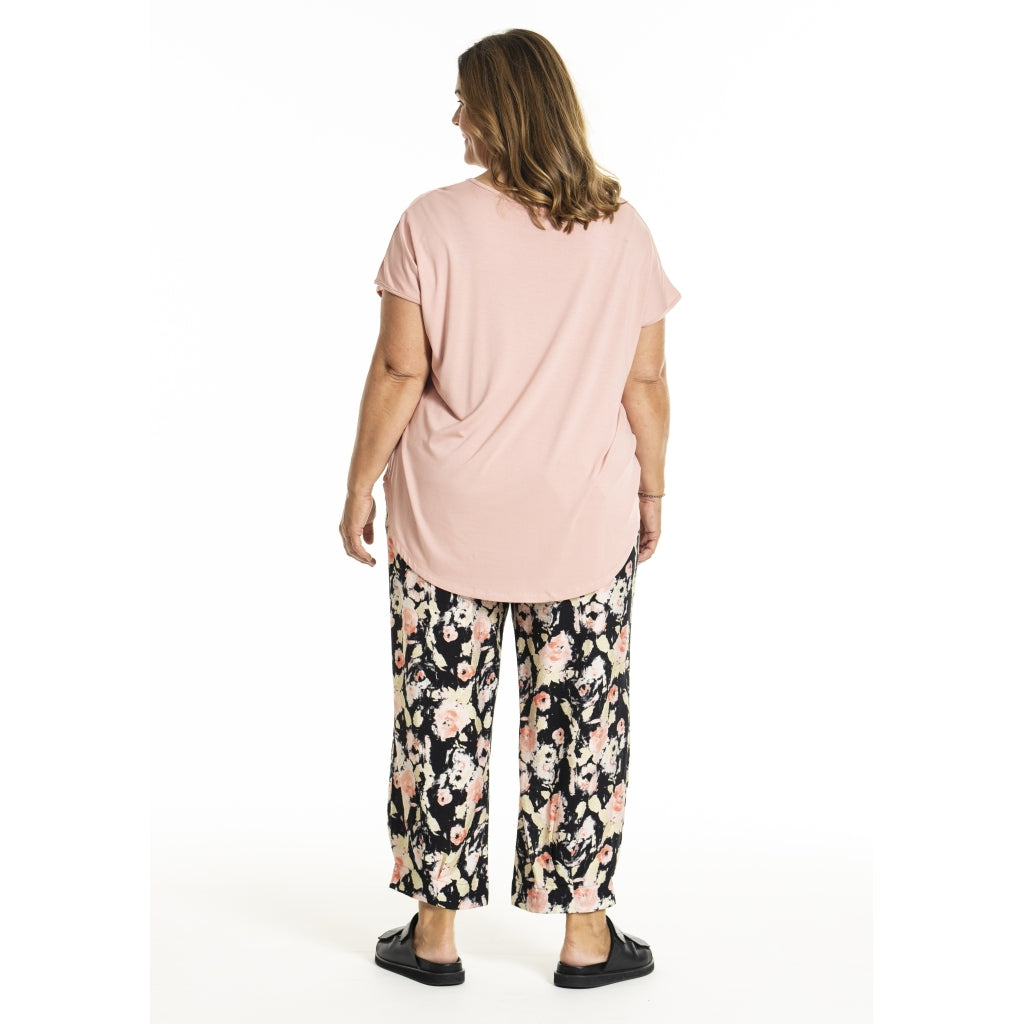 Gozzip Woman GGitte T-shirt with print T-Shirt Peach rose