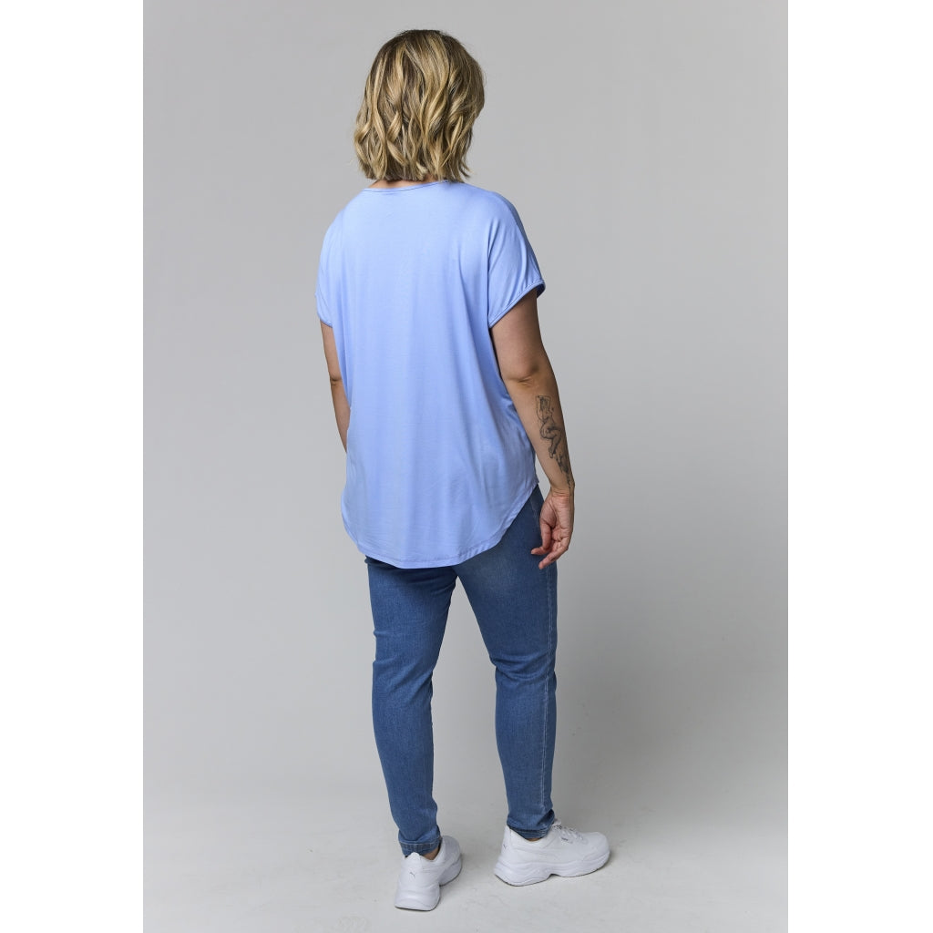 Gozzip Woman GGitte T-shirt with print T-Shirt light Blue