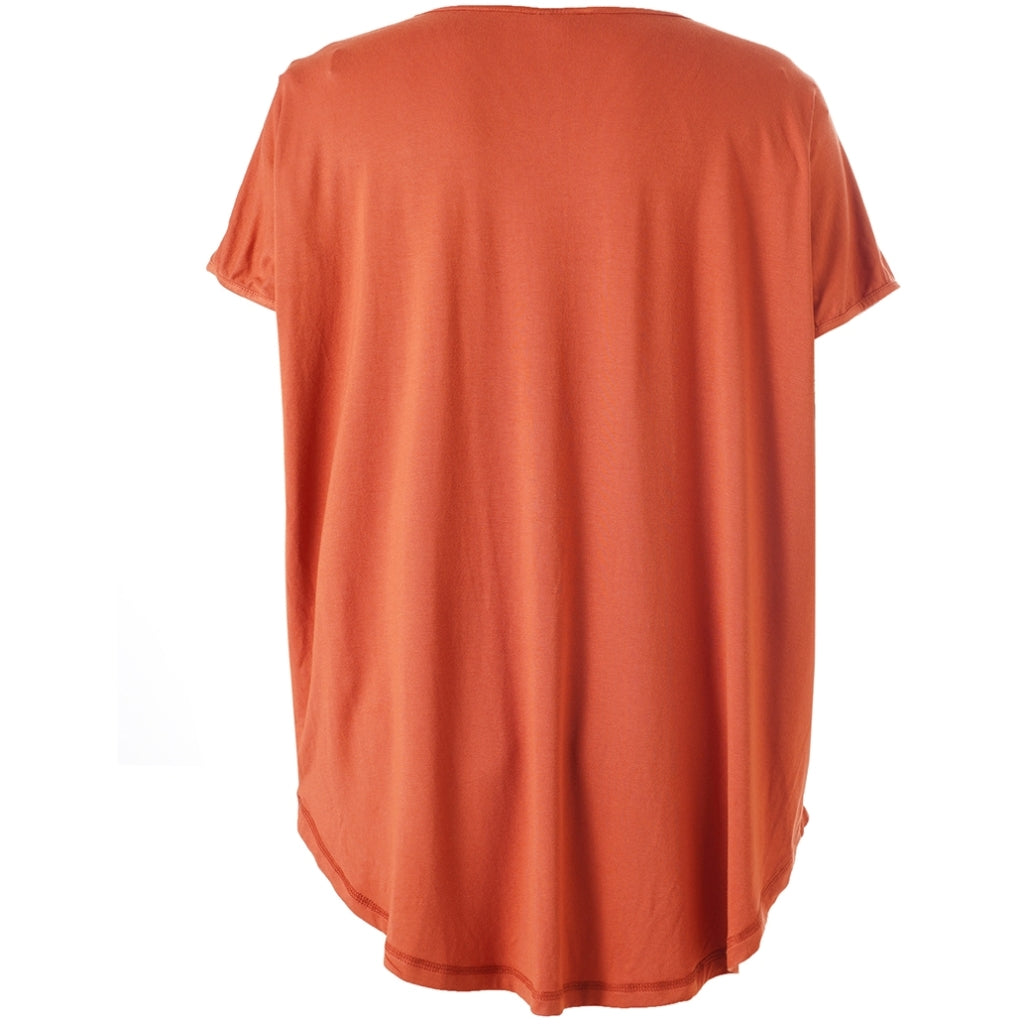 Gozzip Woman GGitte T-shirt with print T-Shirt Paprika