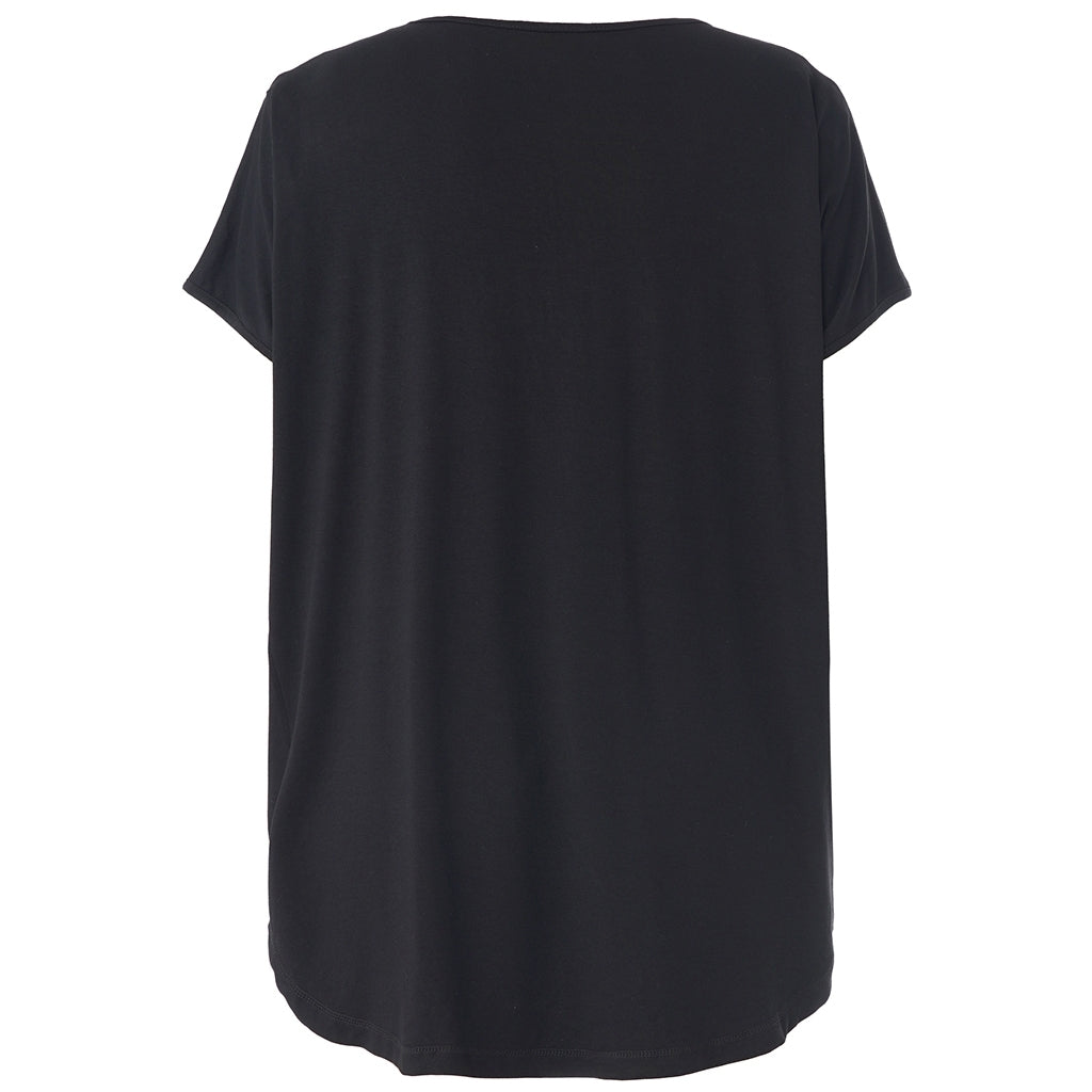 Gozzip Woman GGitte T-shirt with print T-Shirt Black
