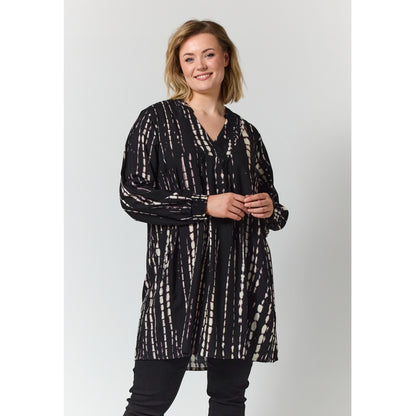Gozzip Woman GGrace Tunic Tunic Black with sand animal