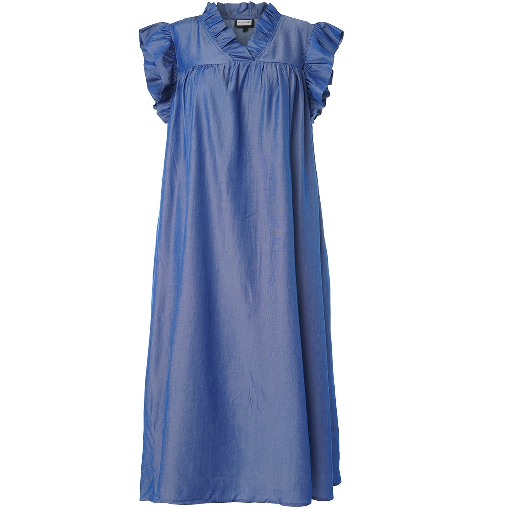 Gozzip Woman GGreta Dress Dress Blue denim look