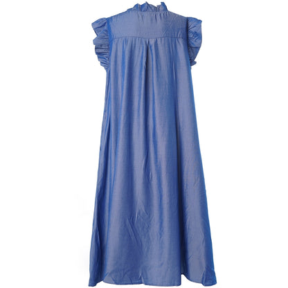 Gozzip Woman GGreta Dress Dress Blue denim look