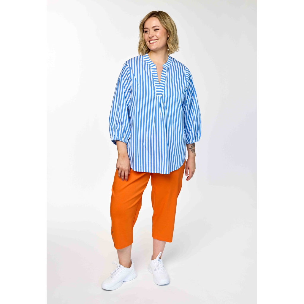 Gozzip Woman GGrethe Blouse Blouse Blue Stripe