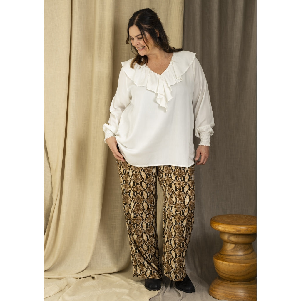 Gozzip Woman GGytha Blouse Blouse Off-White
