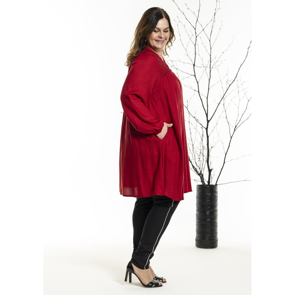 Gozzip Woman GHeika Leggings with piping Leggings Black