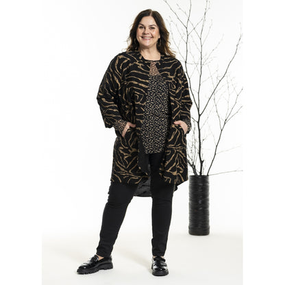 Gozzip Woman GHeika Leggings with piping Leggings Black