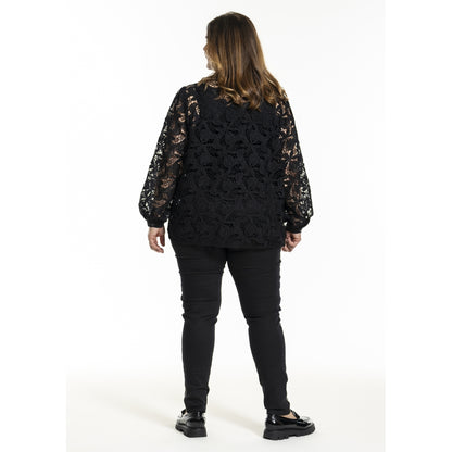 Gozzip Woman GHeika Leggings with piping Leggings Black