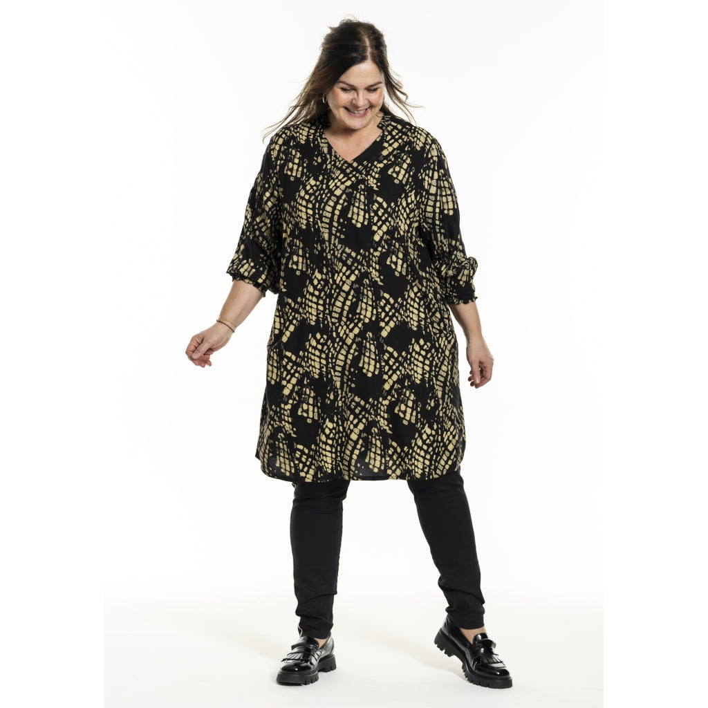 Gozzip Woman GHeika Leggings with piping Leggings Black