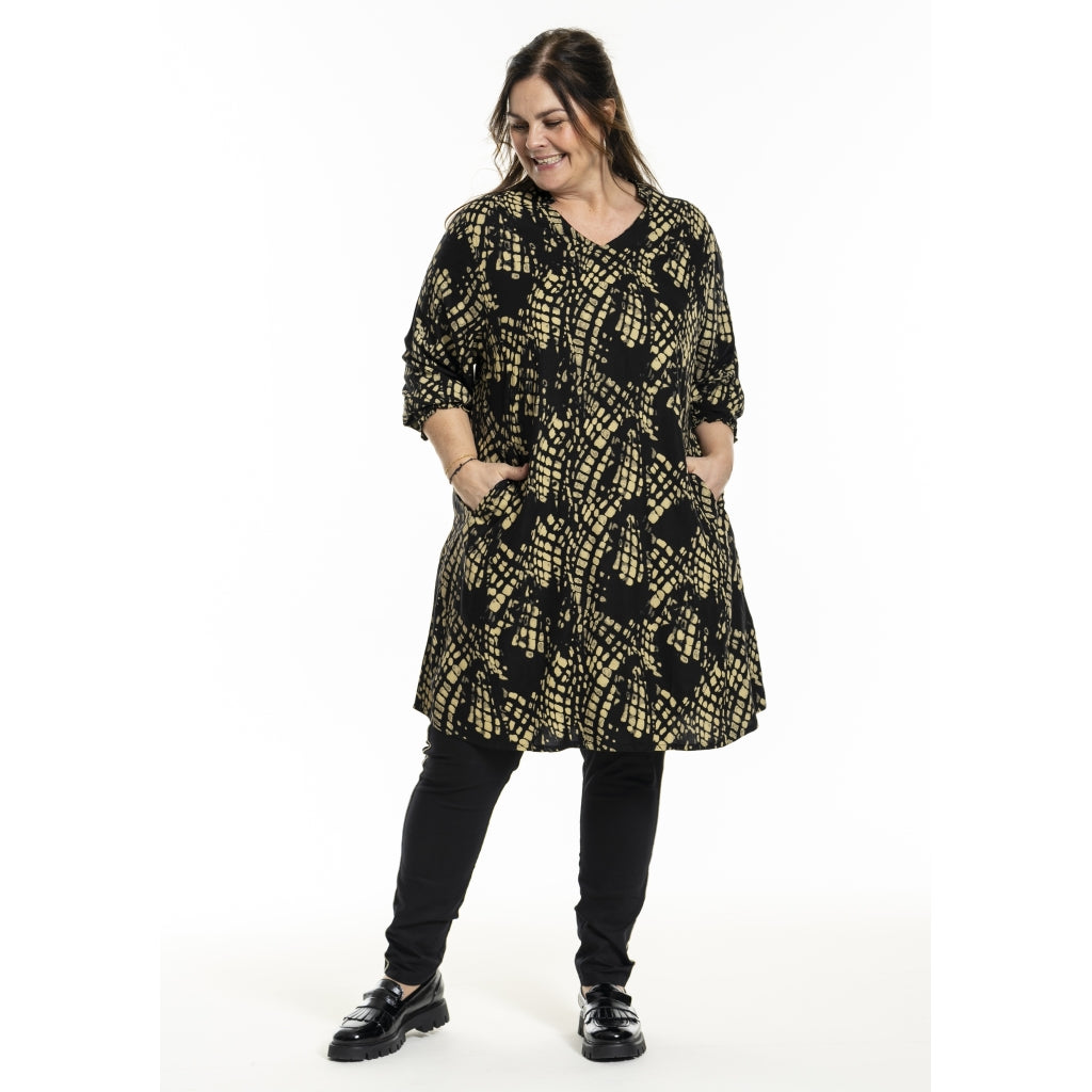 Gozzip Woman GHeika Leggings with piping Leggings Black