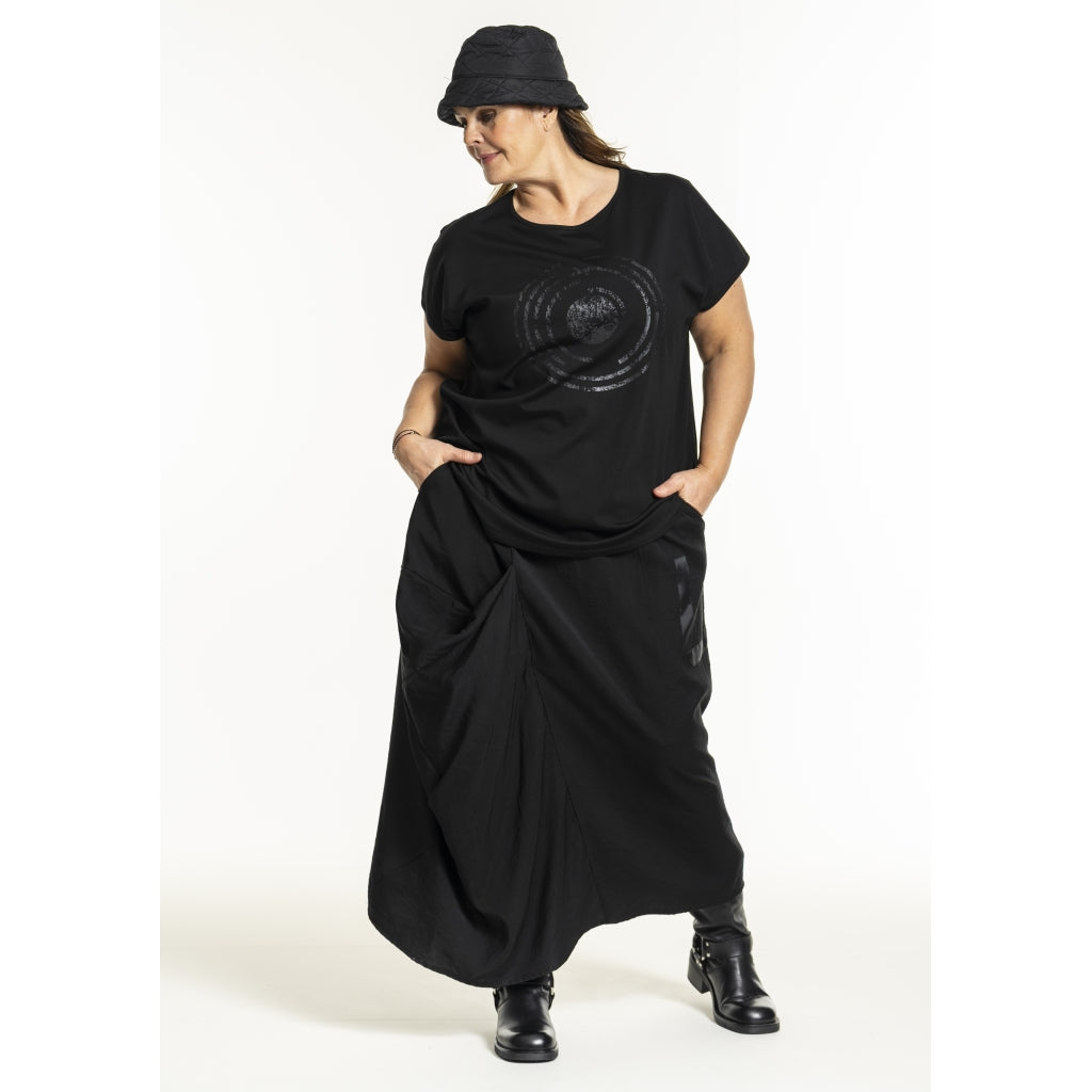 Gozzip Woman GHensia T-Shirt w print T-Shirt Black