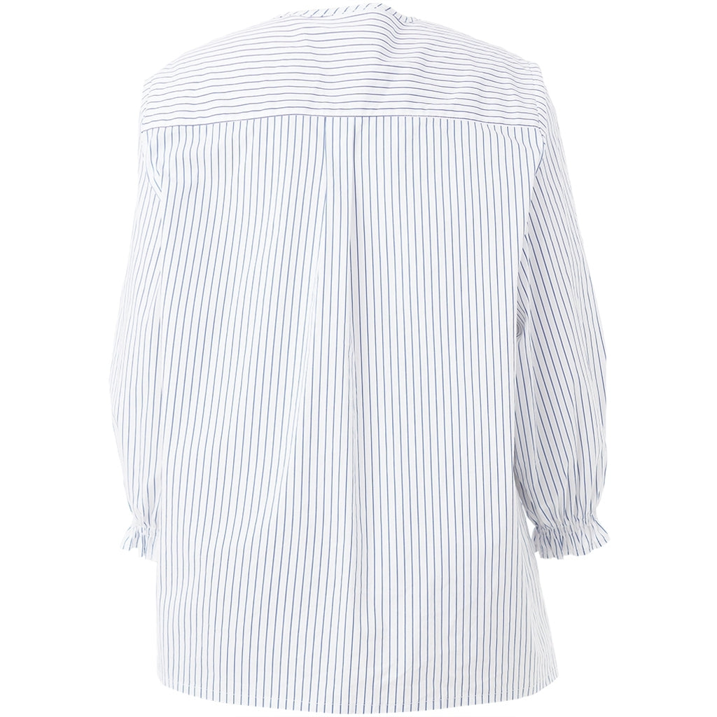Gozzip Woman GIben Blouse Blouse White blue stripe