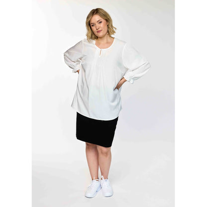 Gozzip Woman GIben Blouse Blouse Offwhite