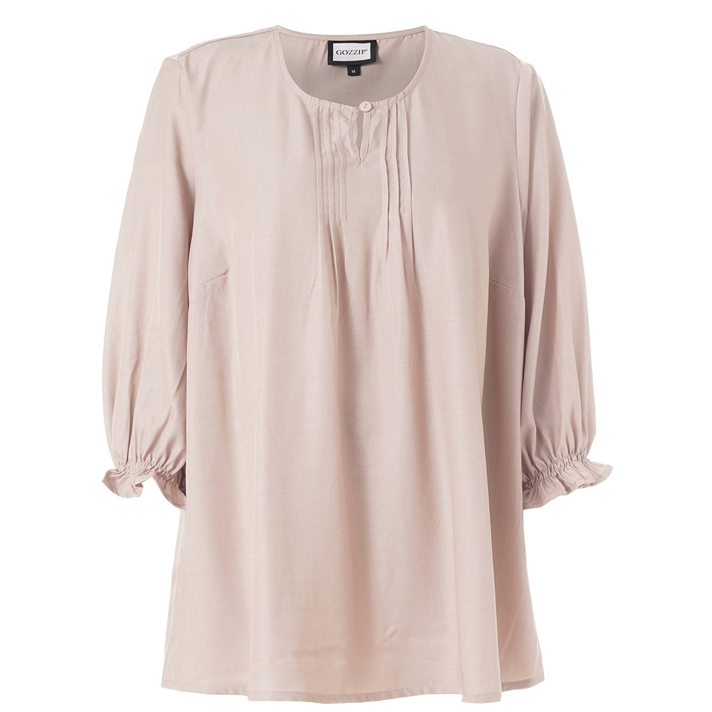 Gozzip Woman GIben Blouse Blouse Sand