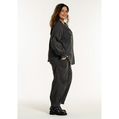 Gozzip Woman GIvy Shirt Shirt Charcoal
