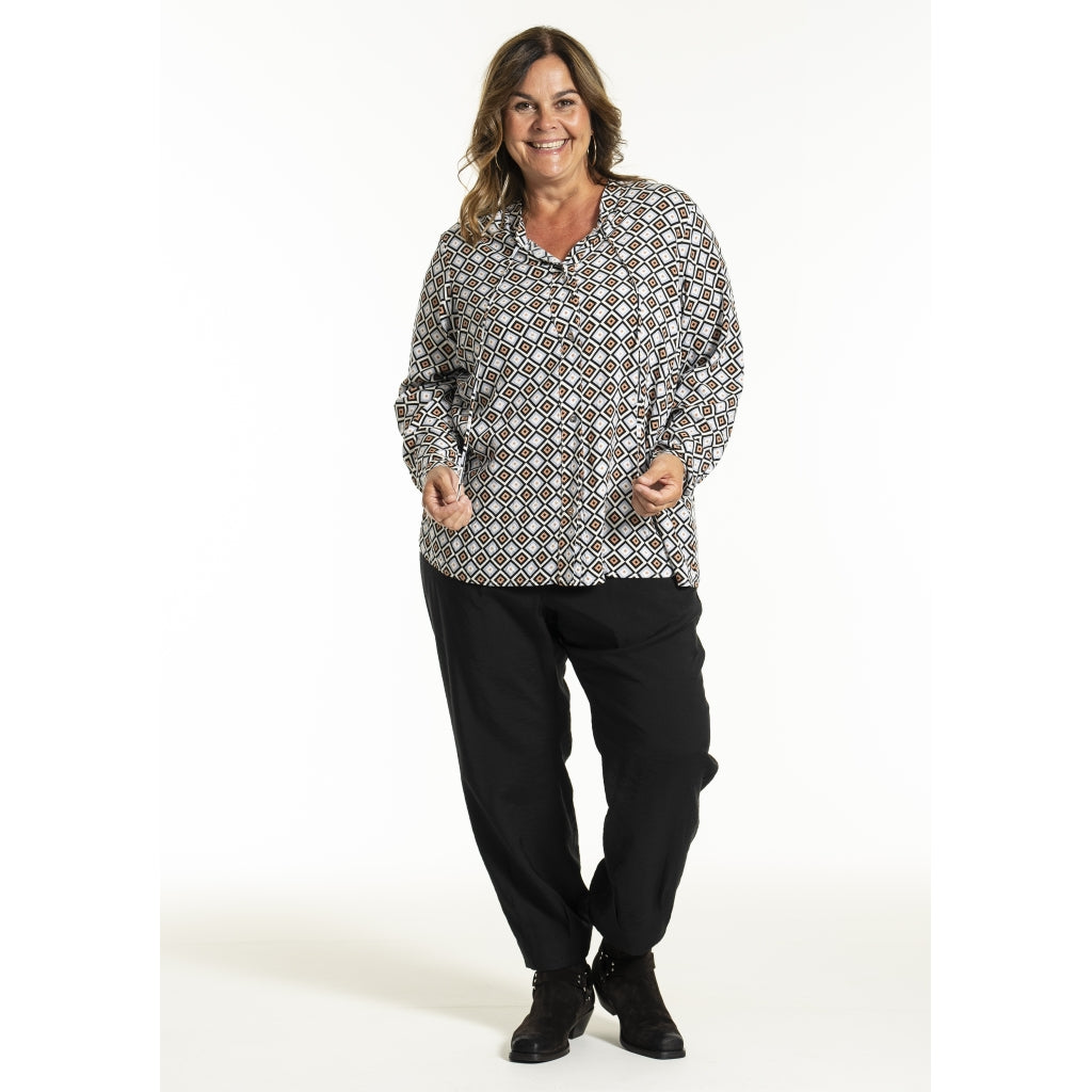 Gozzip Woman GJanett Blouse Blouse Square print