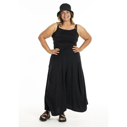 Gozzip Woman GJani Pants Pants Black Stripe