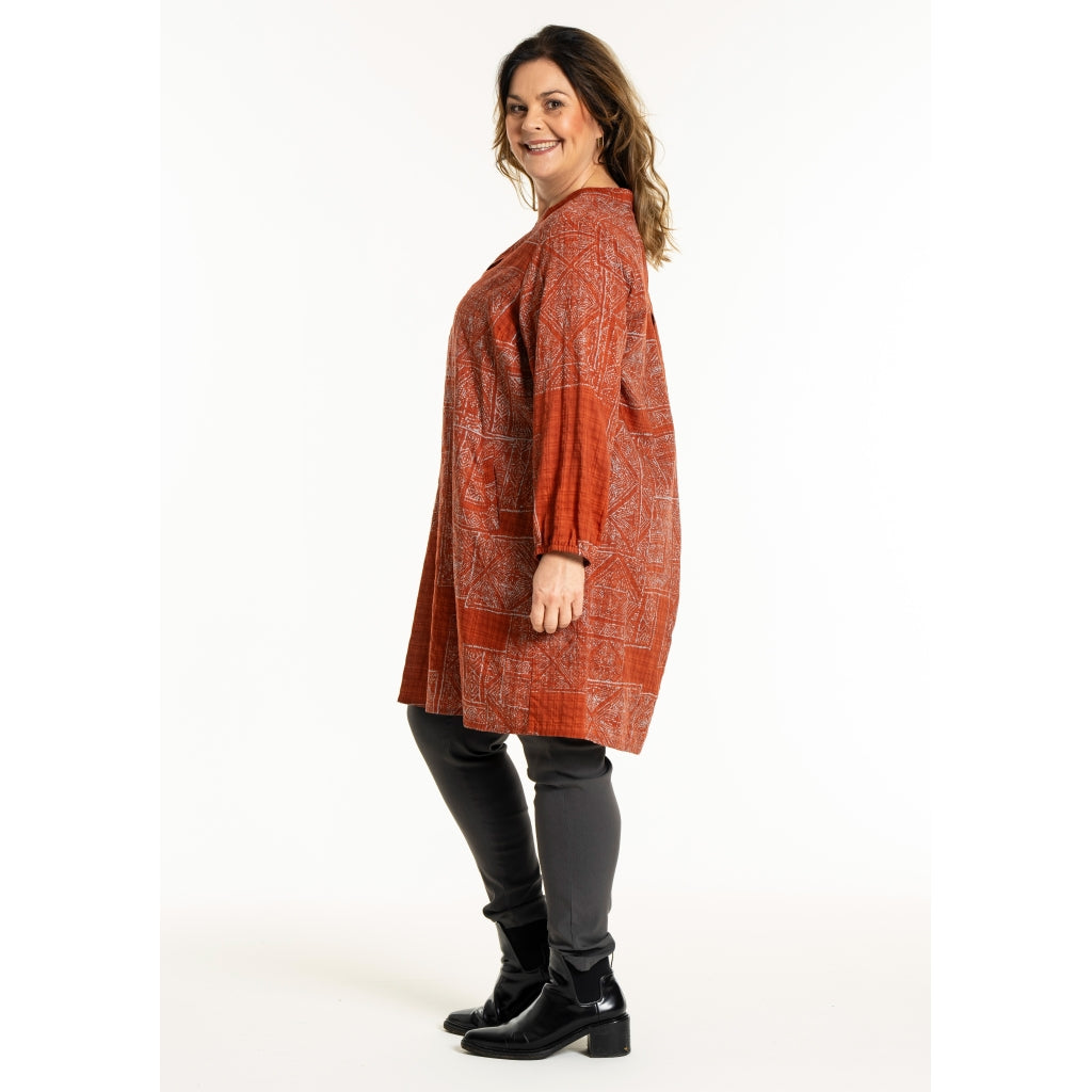 Gozzip Woman GJeana Tunic Tunic Dark Pumpkin