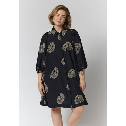 Gozzip Woman GJeana Tunic Tunic Black with sand embroidery