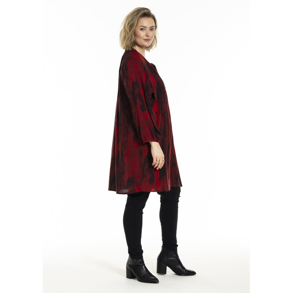 Gozzip Woman GJohanne Shirt Tunic Shirt Tunic Scarlet print