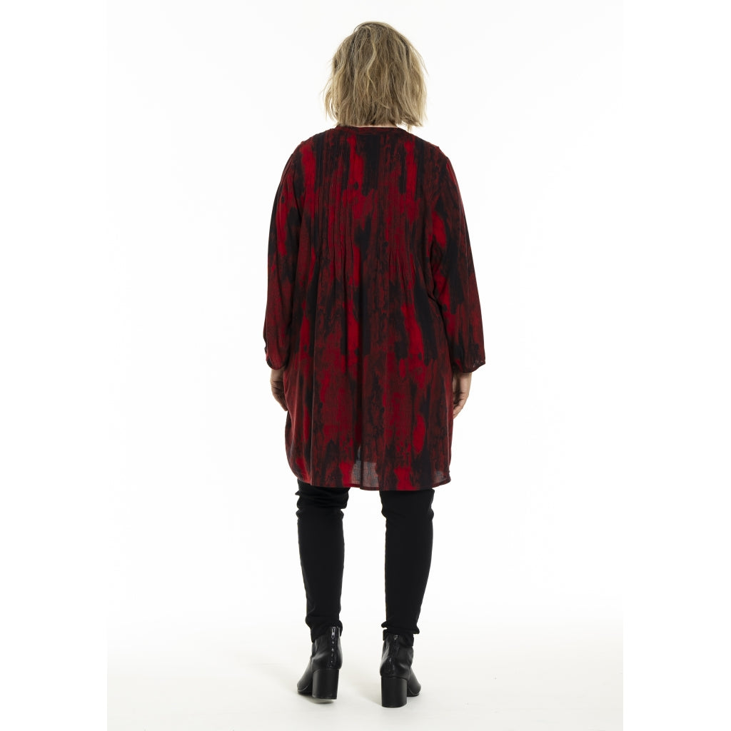 Gozzip Woman GJohanne Shirt Tunic Shirt Tunic Scarlet print