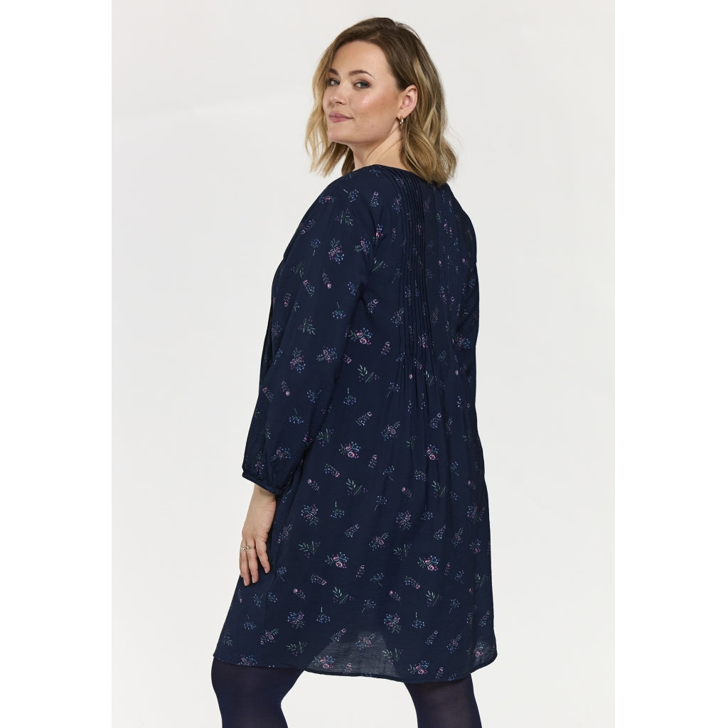 Gozzip Woman GJohanne Shirt Tunic Shirt Tunic Navy Print