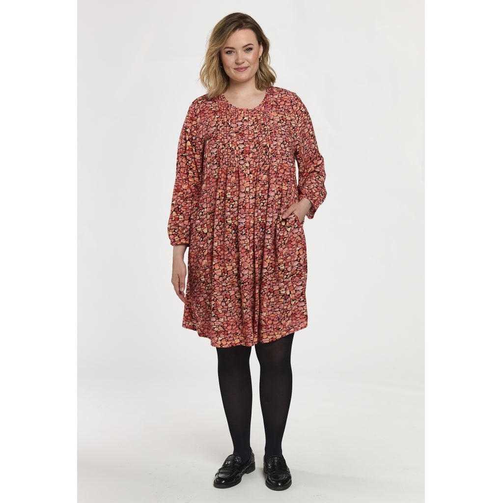 Gozzip Woman GJohanne Shirt Tunic Shirt Tunic Red mosaique