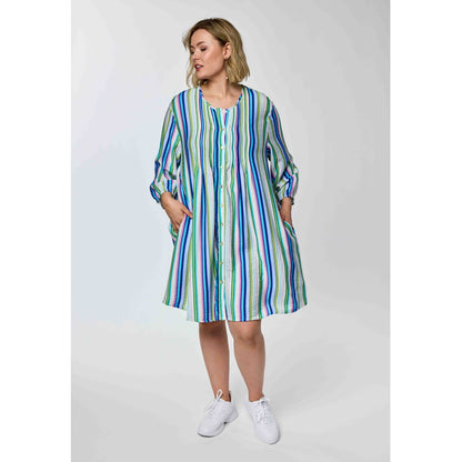 Gozzip Woman GJohanne Shirt Tunic Shirt Tunic Green Print