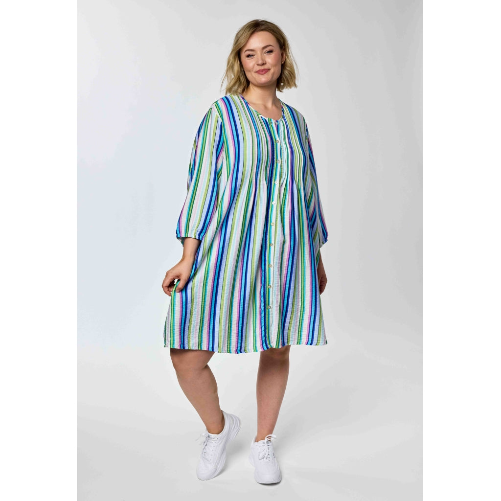 Gozzip Woman GJohanne Shirt Tunic Shirt Tunic Green Print