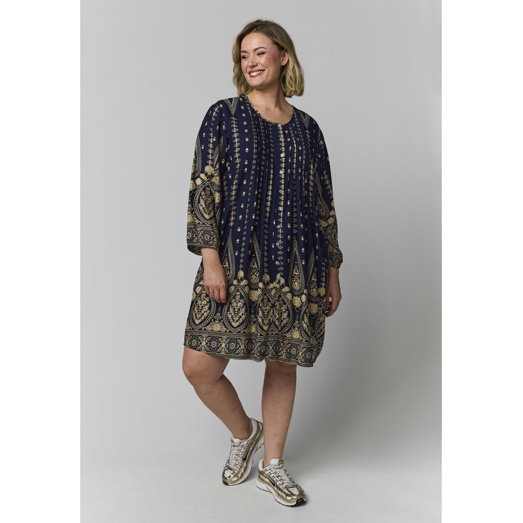 Gozzip Woman GJohanne Shirt Tunic Shirt Tunic Blue board print