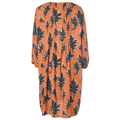 Gozzip Woman GJohanne Shirt Tunic Shirt Tunic Fall orange with black leave