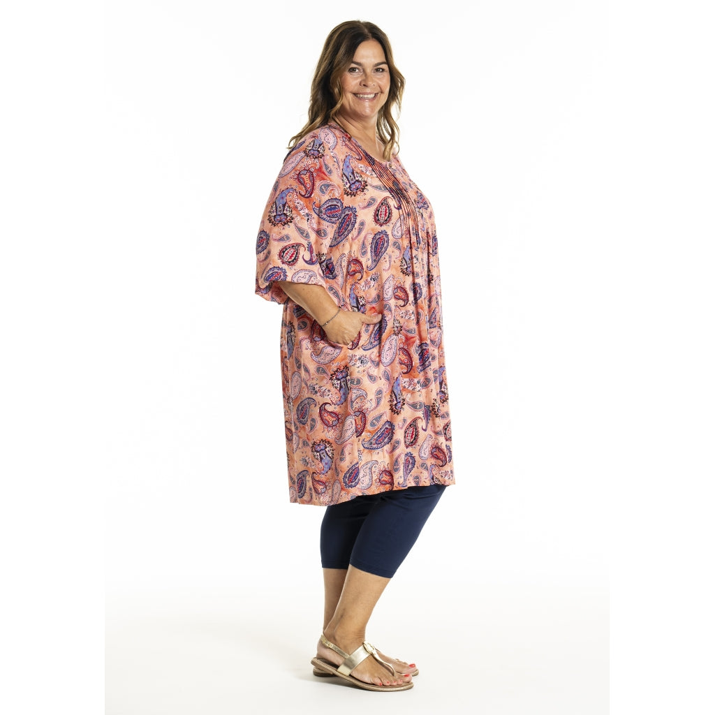 Gozzip Woman GJohanne Shirt Tunic Tunic Coral