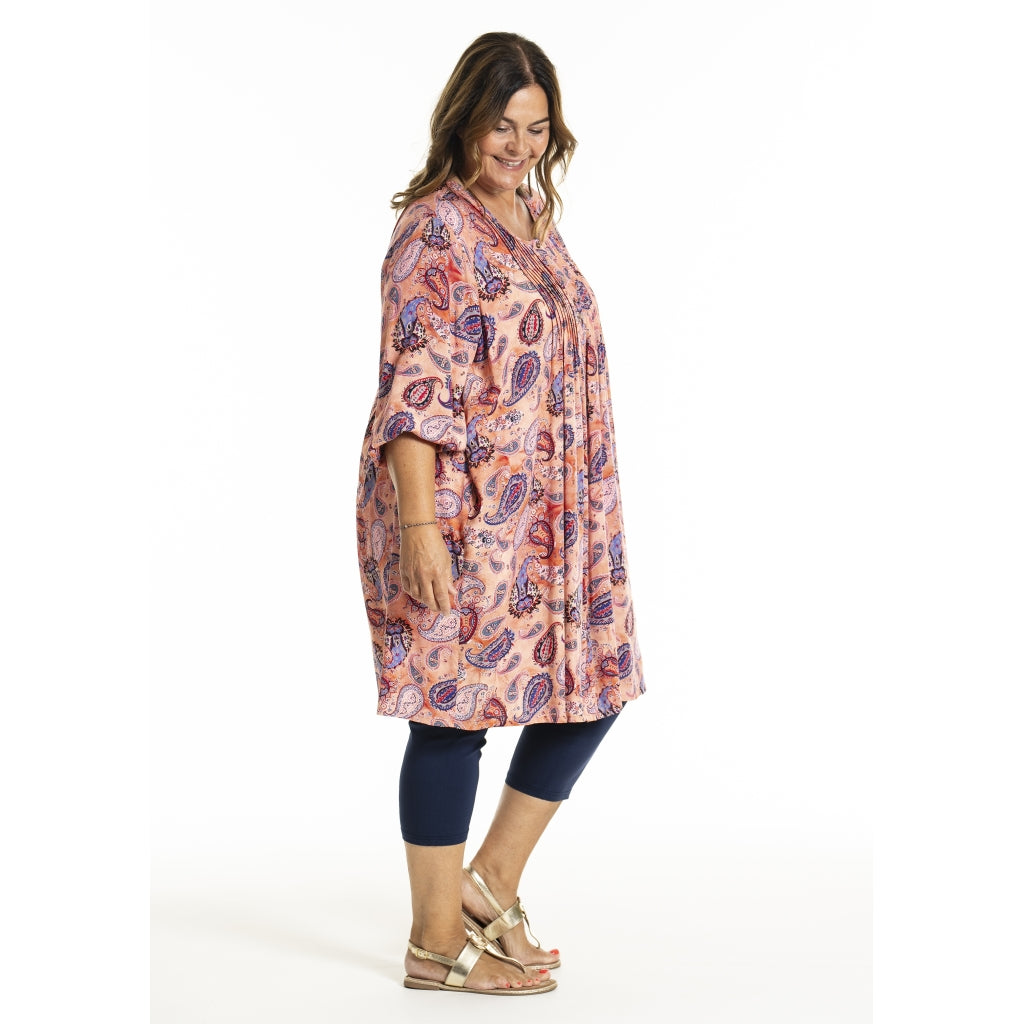 Gozzip Woman GJohanne Shirt Tunic Tunic Coral