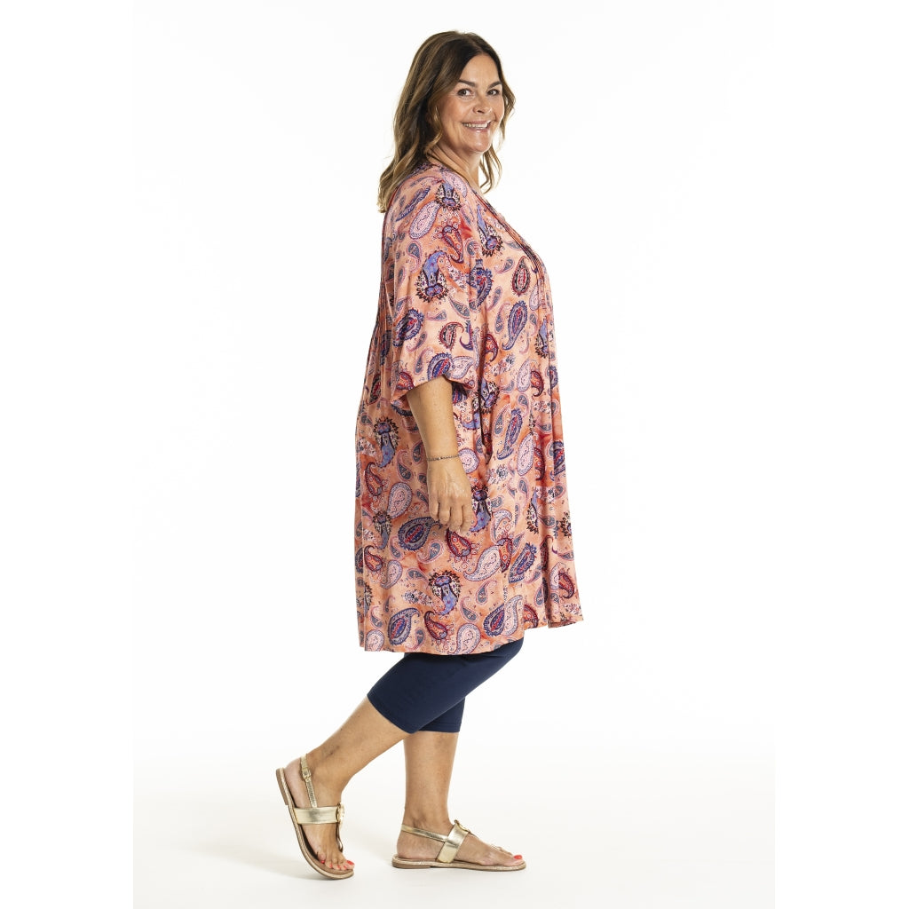 Gozzip Woman GJohanne Shirt Tunic Tunic Coral