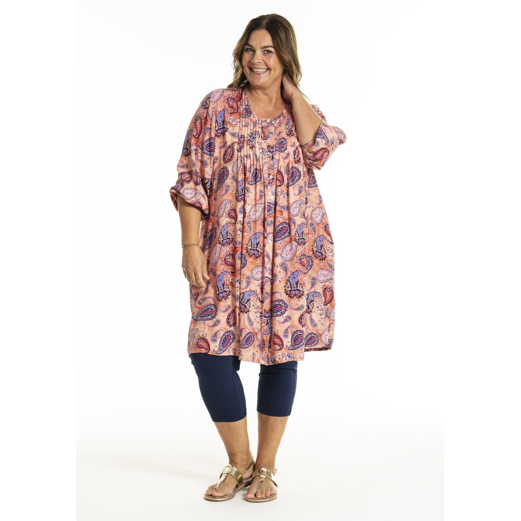 Gozzip Woman GJohanne Shirt Tunic Tunic Coral