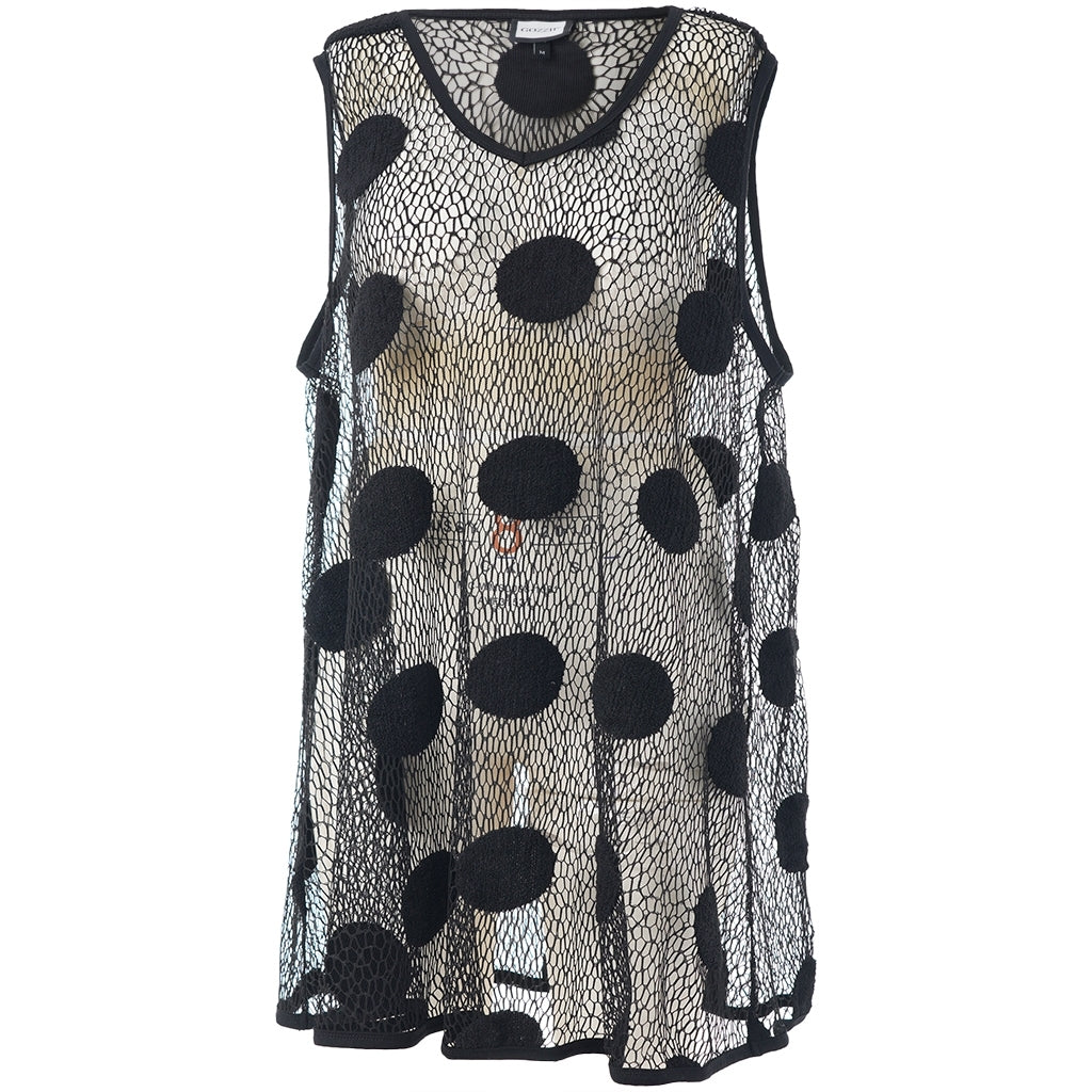 Gozzip Woman GJosefine mesh top Top Black