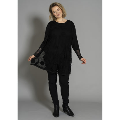 Gozzip Woman GJosefine mesh top Top Black